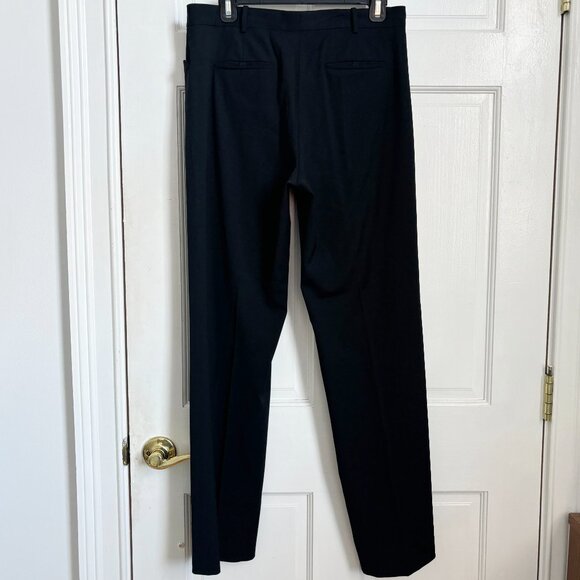 Jil Sander Pants Black Trousers Sz 38 Tailor Made 30" Inseam Wool Italy Designer - Picture 6 of 8